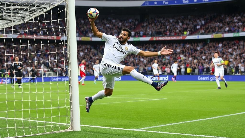 68.6米惊天吊射！居莱尔伯纳乌献世纪进球 阿尔贝洛亚：此生无憾